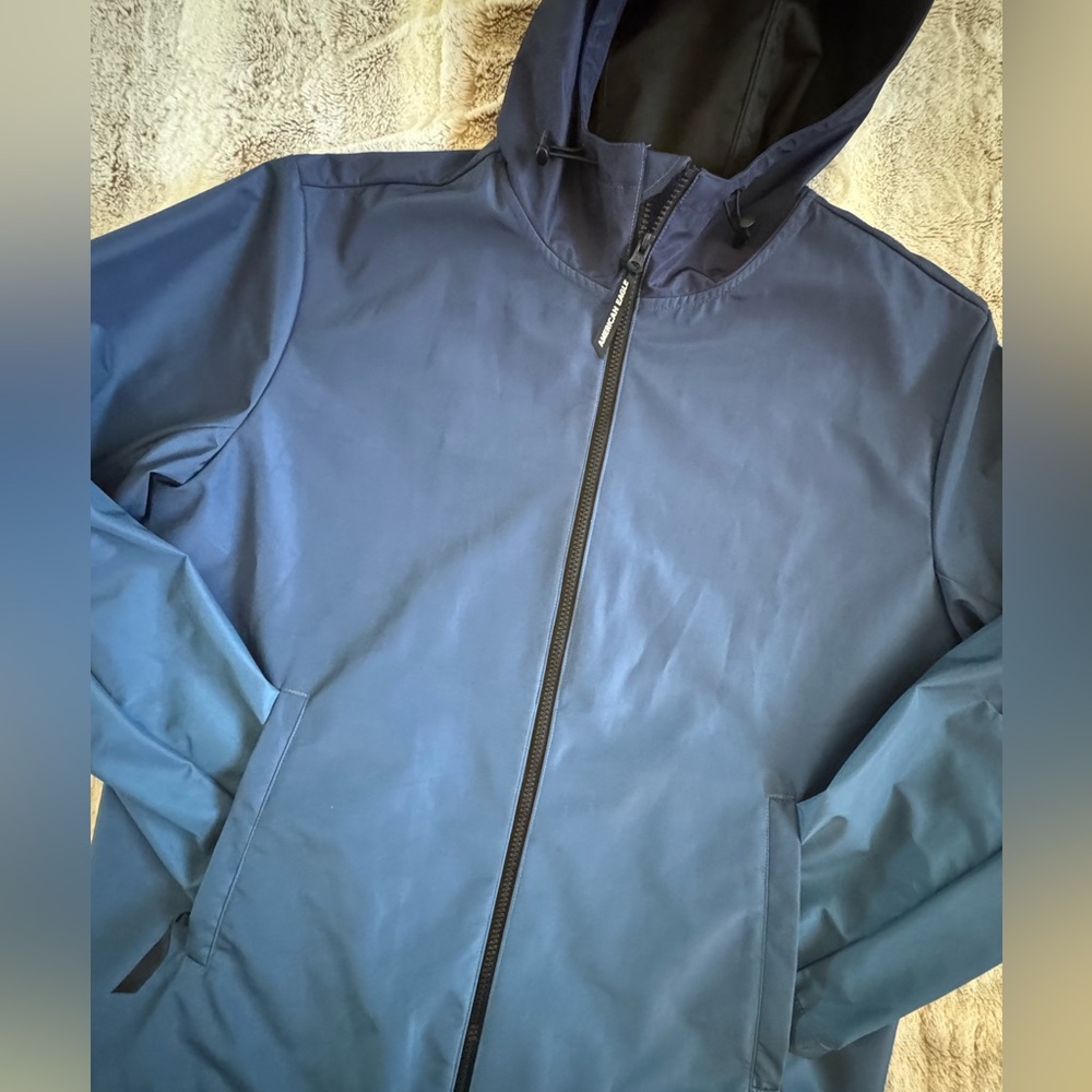 American Eagle Performance Rain Jacket Size M Lik… - image 2